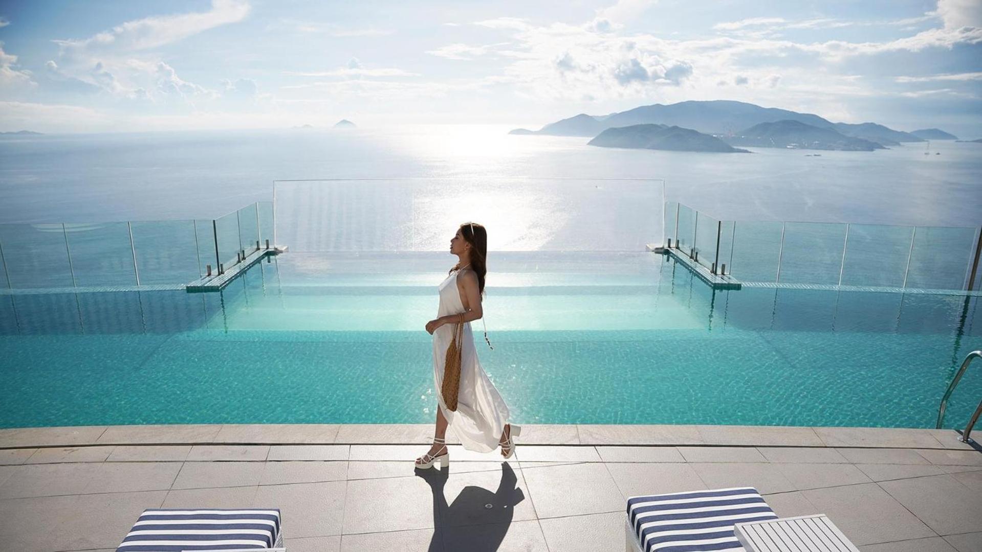 Hotel Panorama Luxury Beach Nha Trang Esterno foto